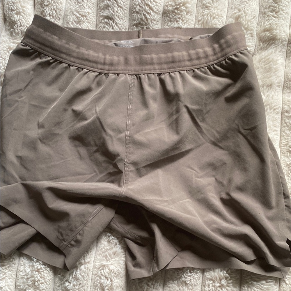 Men's Taupe Athletic Shorts